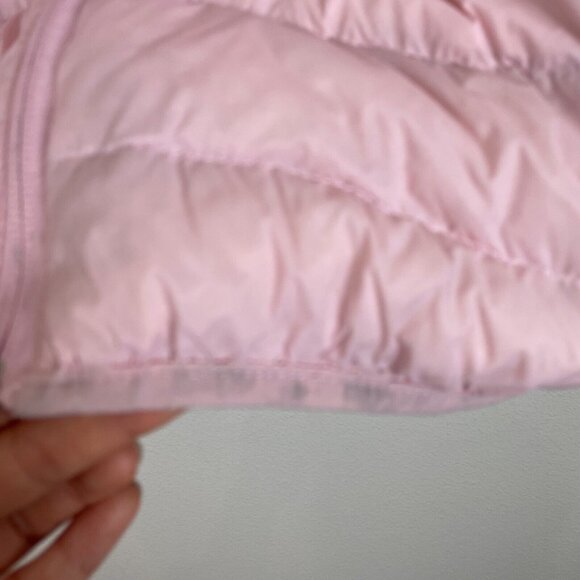 Eddie Bauer Girls Large 14/16 Reversible Puffer Down Jacket Zip Up Hooded - Picture 14 of 16